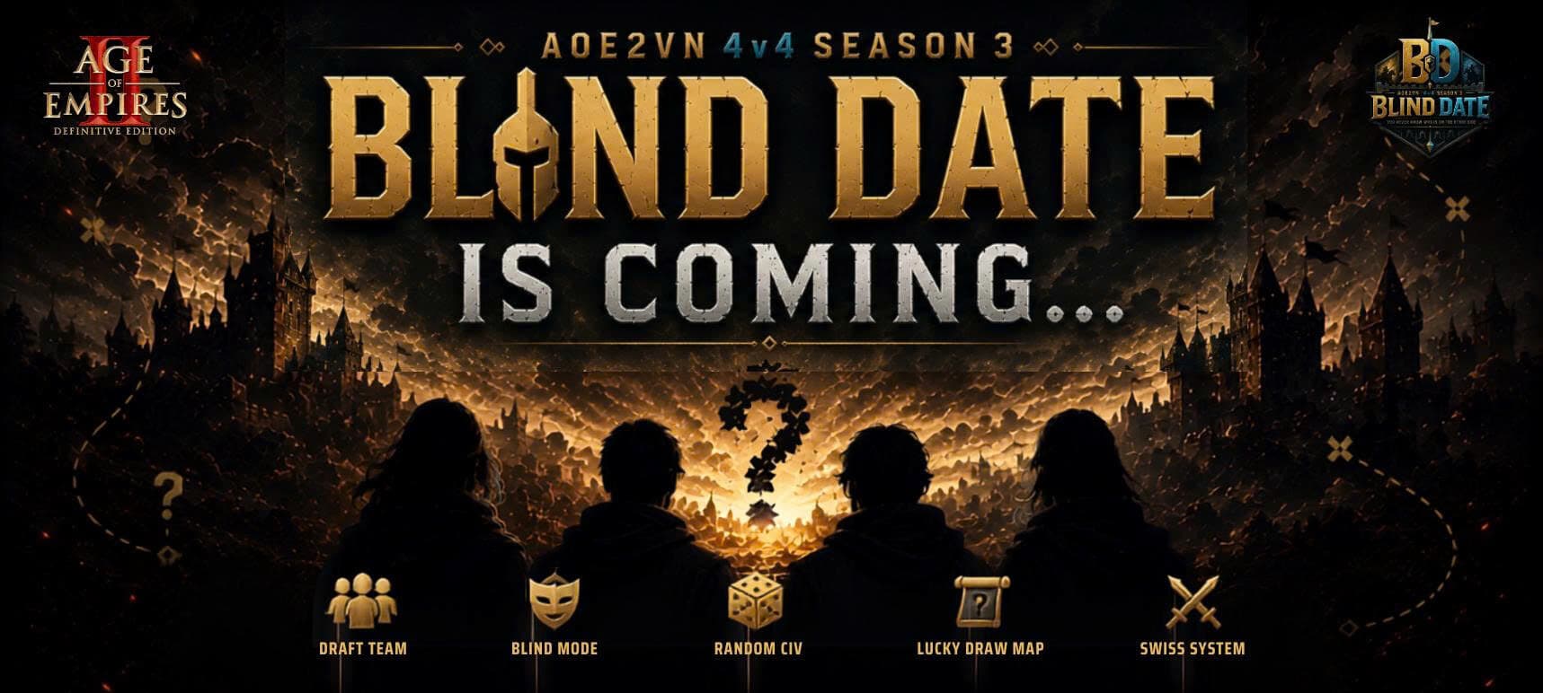 AOE2VN 4v4 Season 3 · Blind Date